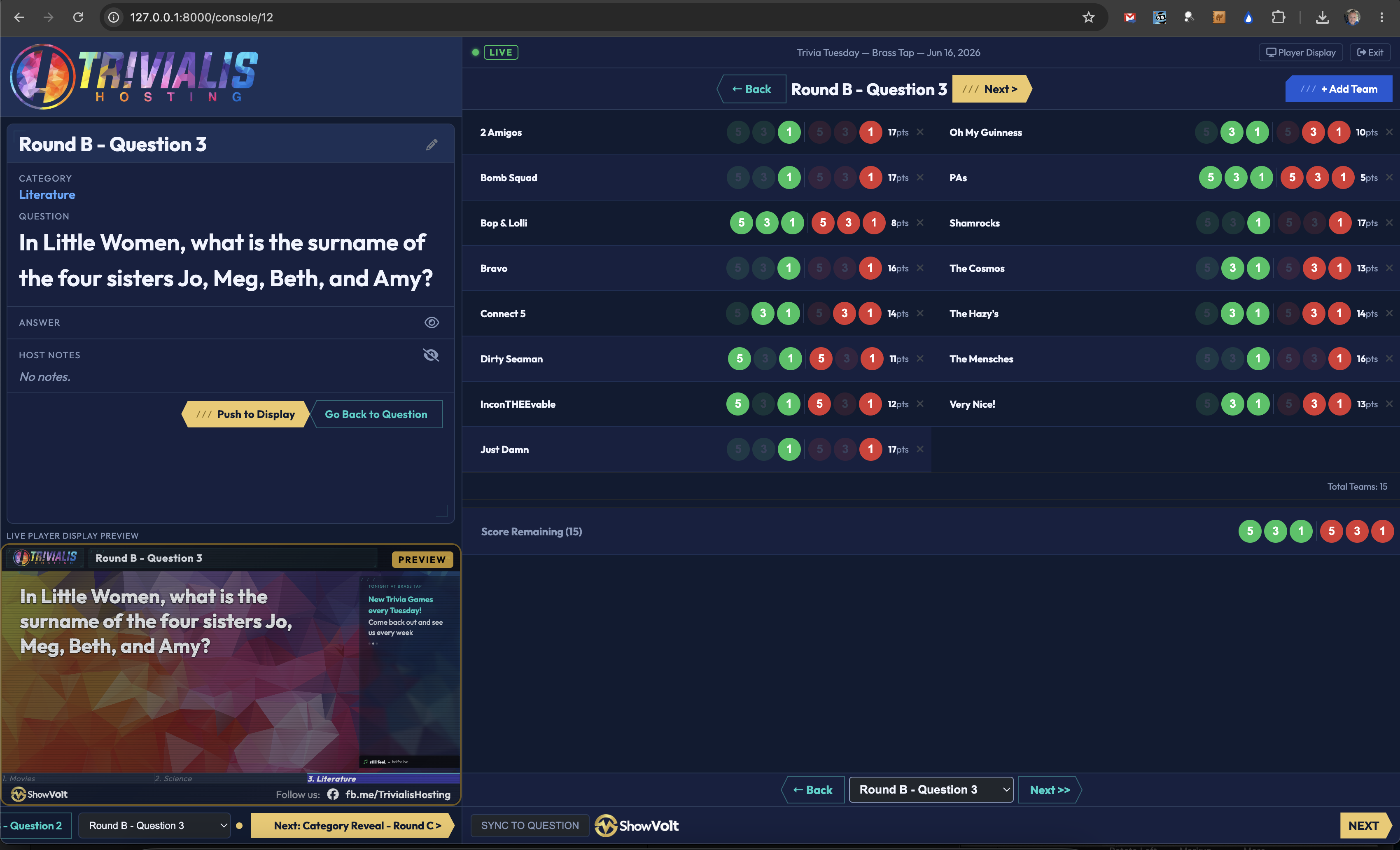 ShowVolt Live Console